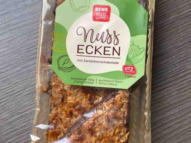 Rewe Beste Wahl Nuss Ecken mit Zartbitterschokolade von nadine84 | Hochgeladen von: nadine84hh