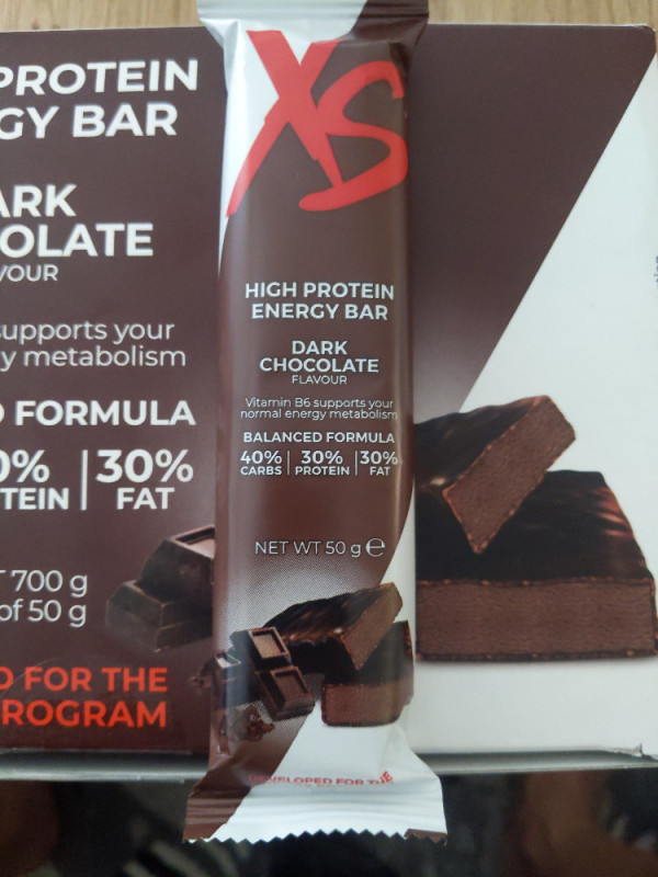 XS High Protein Energy Bar, Dark Chocolate von Lichtkrieger | Hochgeladen von: Lichtkrieger