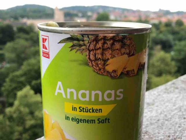 Ananas, in Stücken, abgetropft von MaxB | Hochgeladen von: MaxB