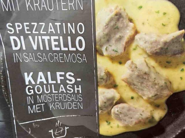 Kalbsgulasch, in Senfsauce mit Kräutern von Krake | Hochgeladen von: Krake