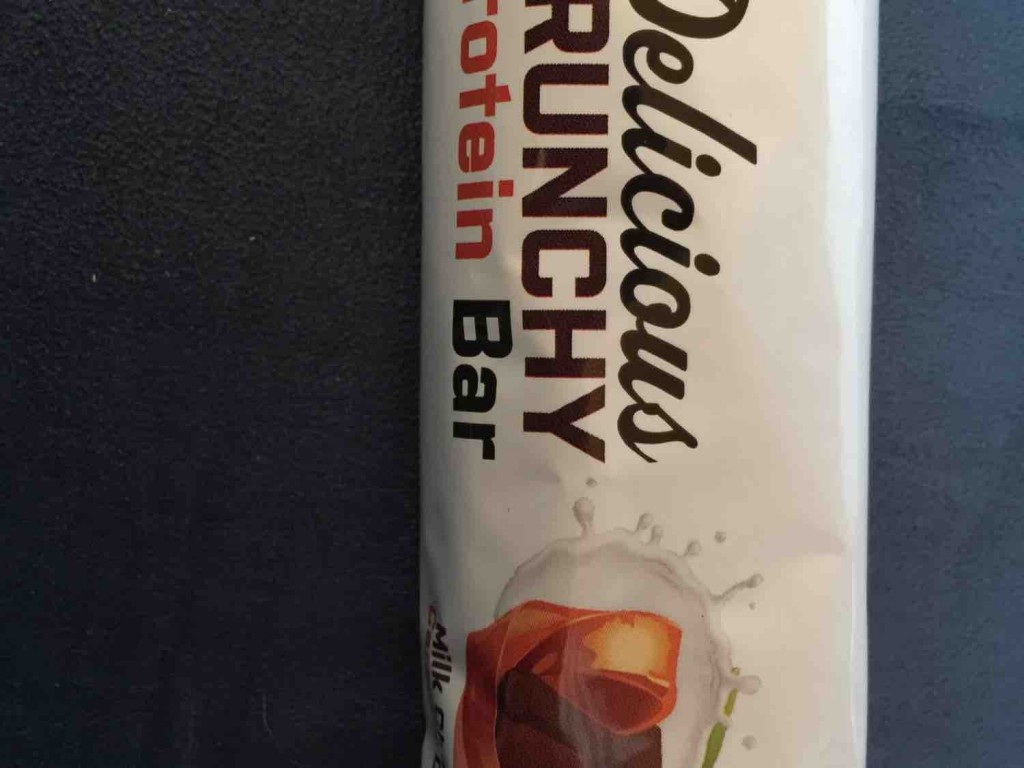 Delicious Crunchy Protein Bar, Milk chokolade Caramel Crunch von | Hochgeladen von: Peachi24