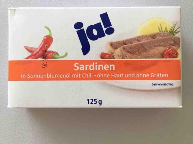 ja! Sardinen, in Sonnenblumenöl mit Chili von ulrichklinger464 | Hochgeladen von: ulrichklinger464