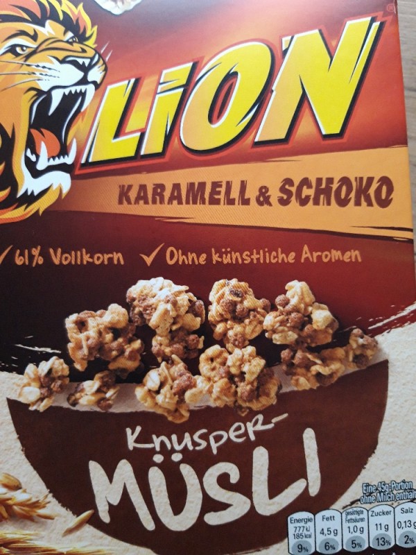 Lion Knusper Müsli, Karamell & Schoko von Bernd711 | Hochgeladen von: Bernd711