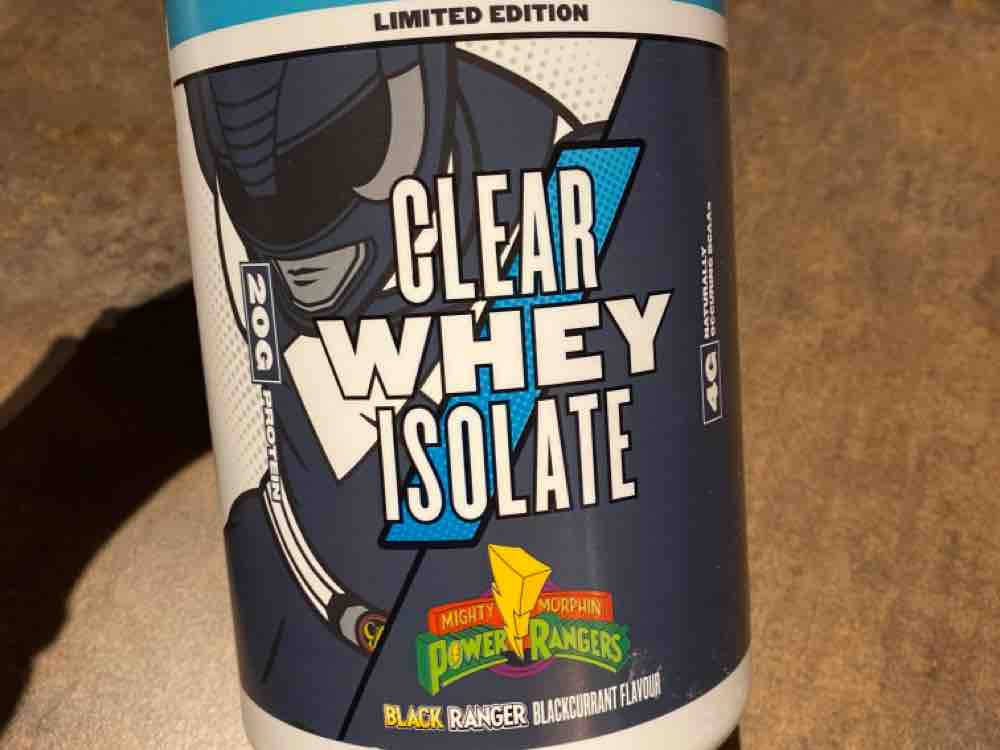 Clear Whey Isolate Black Ranger Blackcurrant Flavour von ginamlr | Hochgeladen von: ginamlr