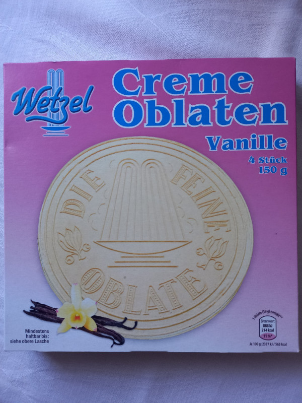 Creme Oblaten Vanille, 4 Stück 150 g von kitingpit | Hochgeladen von: kitingpit