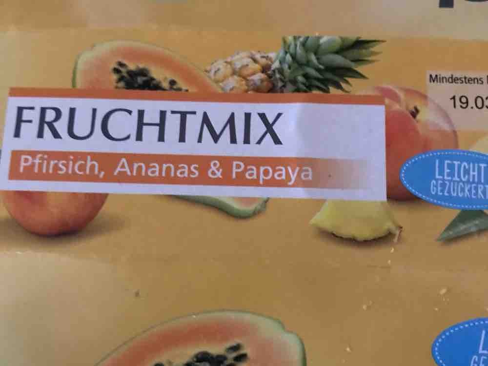 Fruchtmix, Pfirsich, Ananas, Papaya von stoepsel502 | Hochgeladen von: stoepsel502