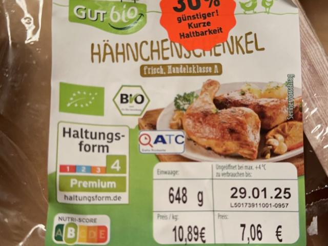 Hänchenschenkel, Gut bio / Aldi von 11alex76ander | Hochgeladen von: 11alex76ander