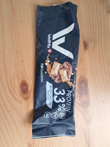 Wellmix Proteinriegel, Salted Caramel Flavour 33% von becks2594 | Hochgeladen von: becks2594