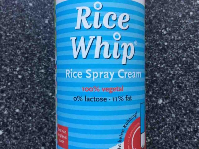 Rice Whip, Reis-Sprühsahne von Technikaa | Hochgeladen von: Technikaa
