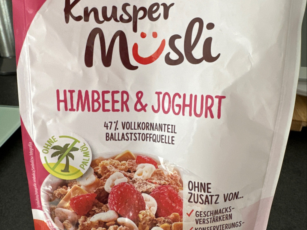 Knusper Müsli Himbeer & Joghurt, 47% Vollkornanteil von NH25 | Hochgeladen von: NH25