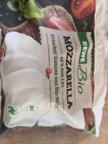 Rewe Bio Mozzarella, 45%Fett in Tr. von Sahja | Hochgeladen von: Sahja