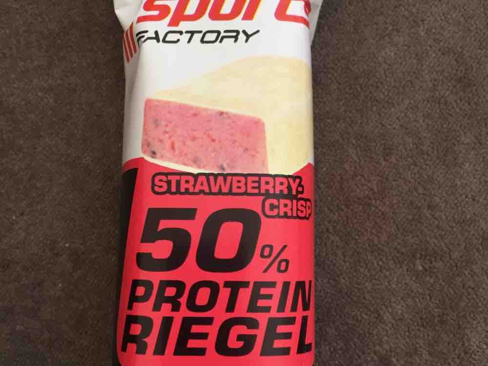 Sport Factory 50% Protein Riegel, Strawberry Crisp von SoSophie | Hochgeladen von: SoSophie
