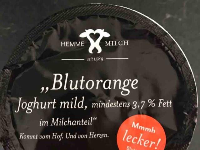 Joghurt Blutorange, 3,7% Fett von NeBu | Hochgeladen von: NeBu