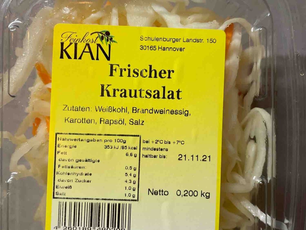 Kian Frischer Krautsalat von Wacki | Hochgeladen von: Wacki