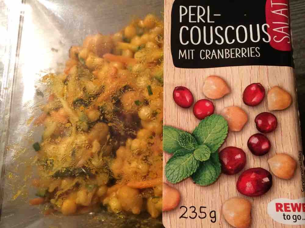 Perl-Couscous mit Cranberries Salat von Chevine | Hochgeladen von: Chevine