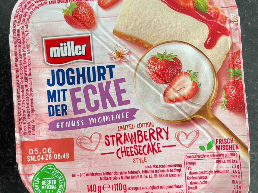 Joghurt mit der Ecke , Strawberry Cheescake Style von marenha | Hochgeladen von: marenha