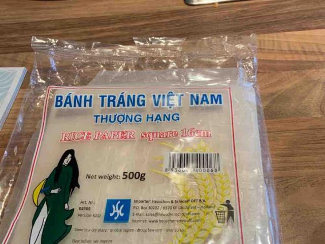 Banh Trang Viet Nam, Ricepaper, Reispapier, Reis von dorisch | Hochgeladen von: dorisch
