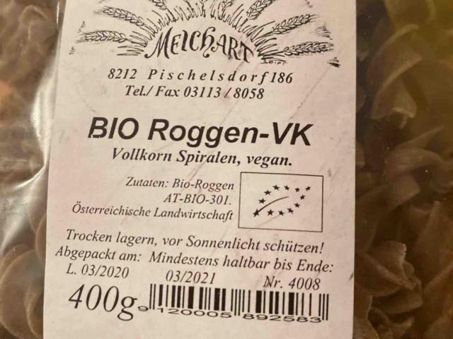 Bio VK Roggen Nudeln von isabellaschachhuber | Hochgeladen von: isabellaschachhuber