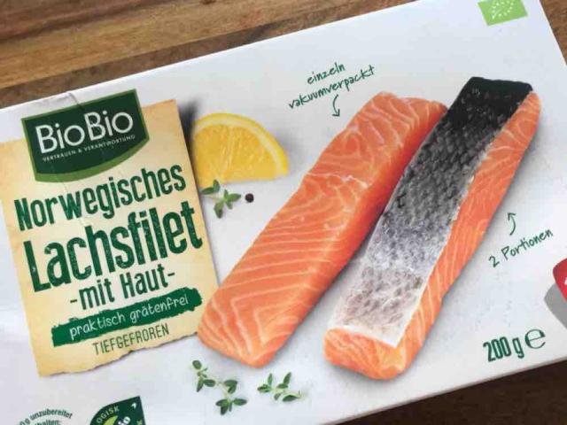 Norwegisches Lachsfilet mit Haut, tiefgefroren von fiktivername | Hochgeladen von: fiktivername