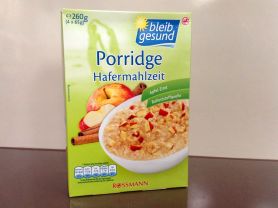 Porridge Hafermahlzeit, Apfel-Zimt | Hochgeladen von: swainn