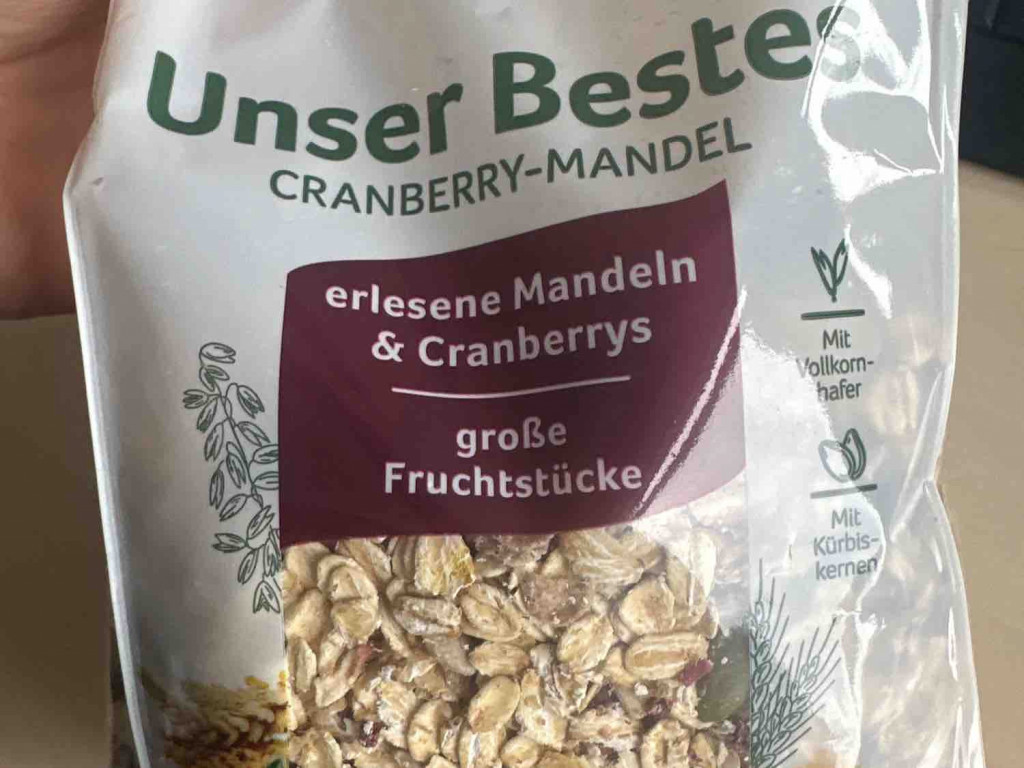 unser Bestes cranberry-Mandel Müsli von LenaNeumann | Hochgeladen von: LenaNeumann