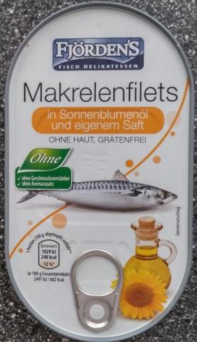 Fjördens Makrelenfilet im eigenem Saft und Pflanzenöl | Hochgeladen von: paulalfredwolf593