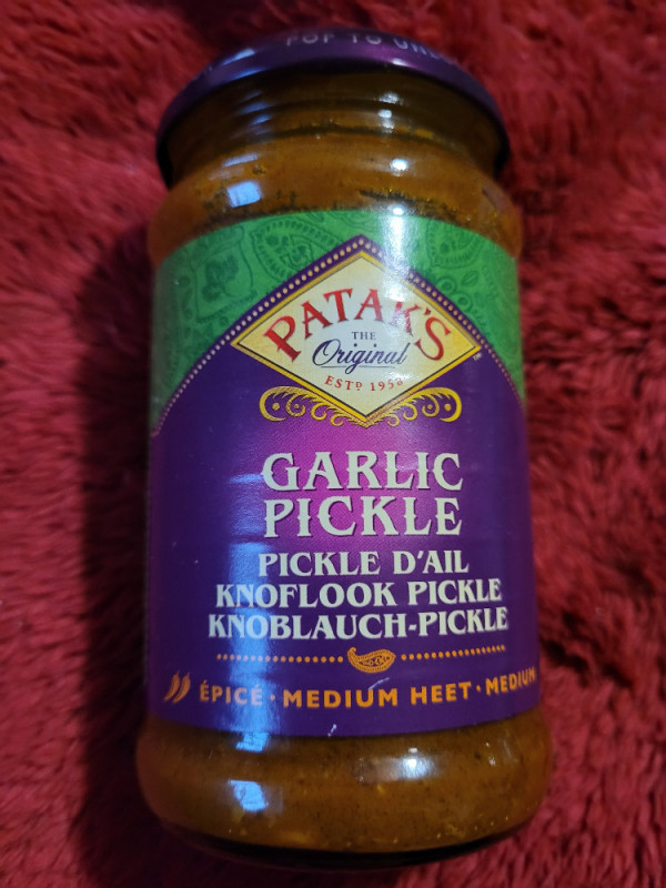 Pataks Garlic Pickle, Knoblauch Pickle von Coach | Hochgeladen von: Coach