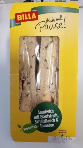 Sandwich mit Eiaufstrich, Schnittlauch & Tomaten, Vegetarisc | Hochgeladen von: DanielLive