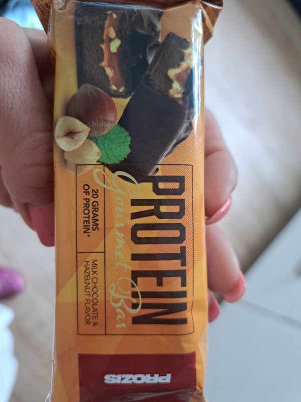 protein gourmet bar, chocolate & hazlenut flavour von Campbell | Hochgeladen von: Campbell