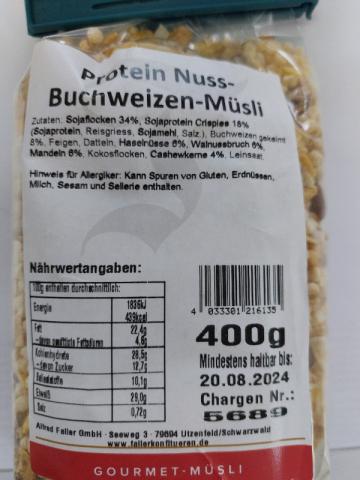 Protein-Nuss-Buchweizen-Müsli Faller, Nuss | Hochgeladen von: Manu19710