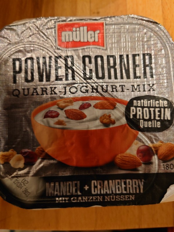 Power Corner Quark Joghurt-Mix, Mandel+Cranberry mit ganzen Nüss | Hochgeladen von: Mayana85