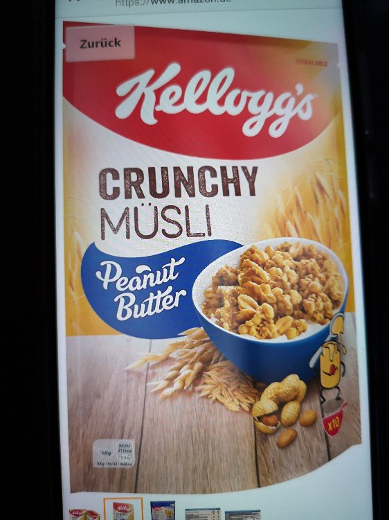 Kelloggs Crunchy Müsli Peanut Butter von TanjaGr. | Hochgeladen von: TanjaGr.