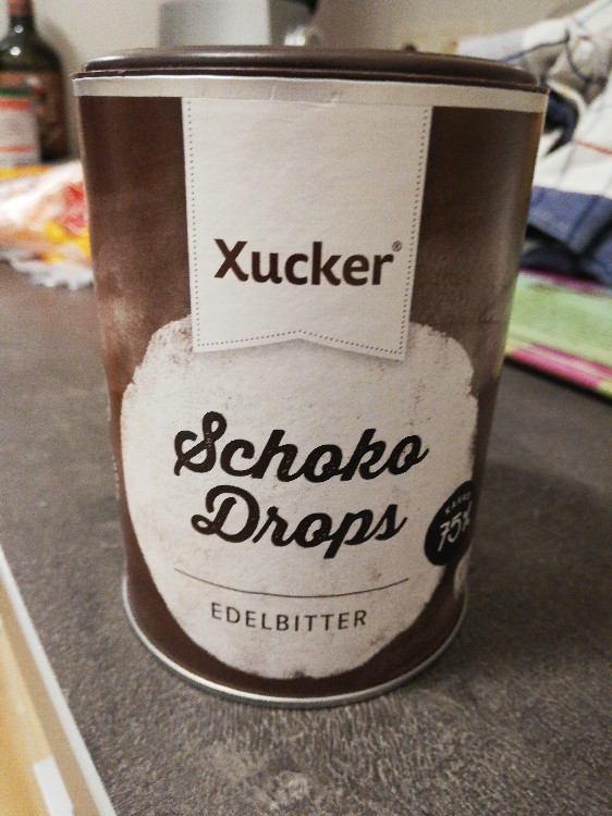 Xucker Schoko-Drops, 75% Kakao, Edelbitter von Fiorina | Hochgeladen von: Fiorina