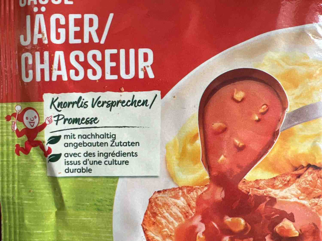 Knorr, Sauce Jäger Chasseur, Trockenprodukt Kalorien - Saucen, Dressing ...