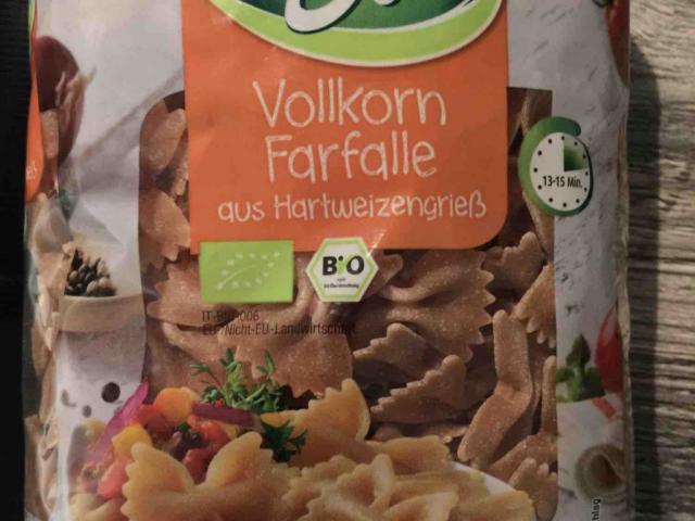 Vollkorn Farfalle, aus Hartweizengrieß von ziprox | Hochgeladen von: ziprox