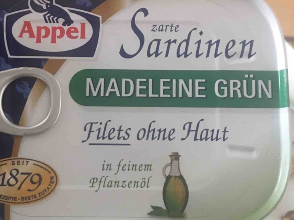 Sardinen in Pflanzenöl (Madeleine Grün) Filets ohne Haut von uuu | Hochgeladen von: uuuih