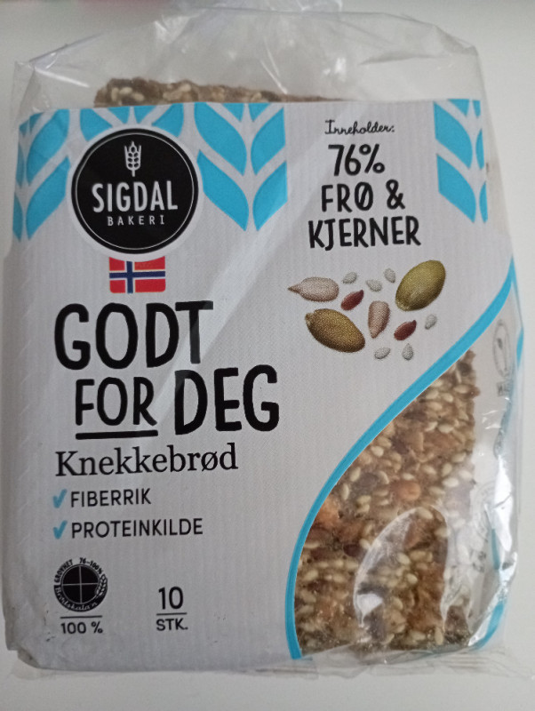 GODT FOR DEG  Knekkebrød, 76% Frø & Kjerner von Jolire | Hochgeladen von: Jolire