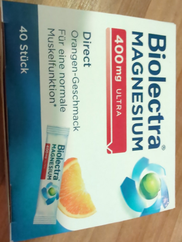 Biolectra Magnesium 400 mg ultra, direct, Orange Geschmack von C | Hochgeladen von: Chriszzam