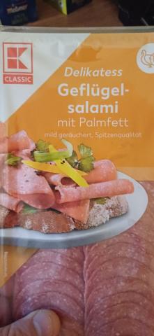 Delikatess Geflügelsalami mit Palmfett, mild geräuchert von Papa | Hochgeladen von: Papa René