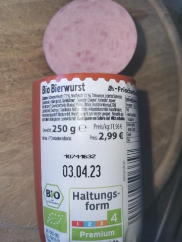 Bio Bierwurst von Muhmina | Hochgeladen von: Muhmina