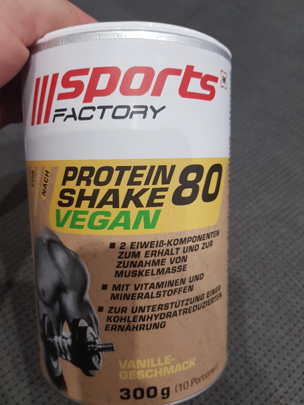 Protein Shake Vegan 80, Vanillegeschmack von Niccy | Hochgeladen von: Niccy