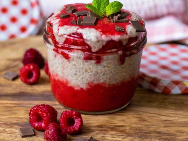 2-Layer Himbeer-Chia Pudding von MelanieKraem | Hochgeladen von: MelanieKraem