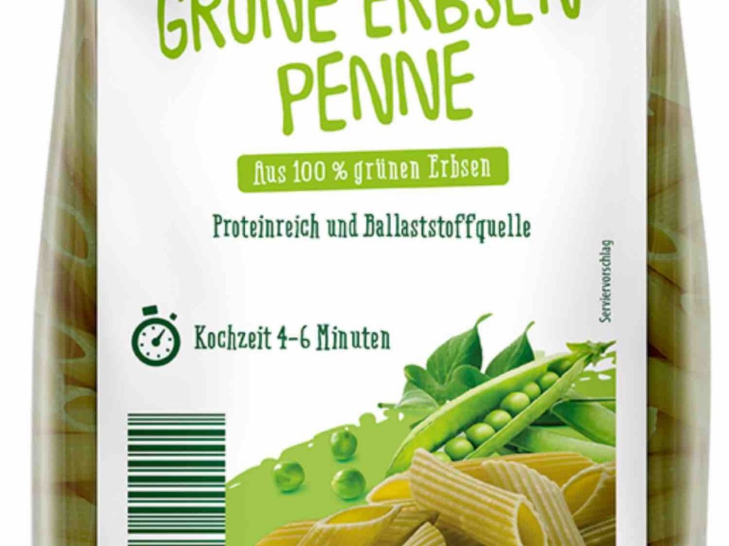 Bio Penne  aus grünen Erbsen ( gekocht ) von zlks | Hochgeladen von: zlks