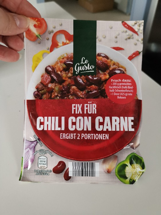 Le Gusto, Fix für Chili con Carne Kalorien - Fertiggerichte - Fddb