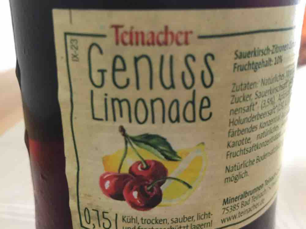 Teinacher Genuss Limonade Kirsch-Zitrone, Fruchtgehalt 10% von m | Hochgeladen von: makiva7