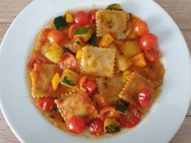 Tomatisierte Ravioli-Gemüsepfanne | Hochgeladen von: Wiwa