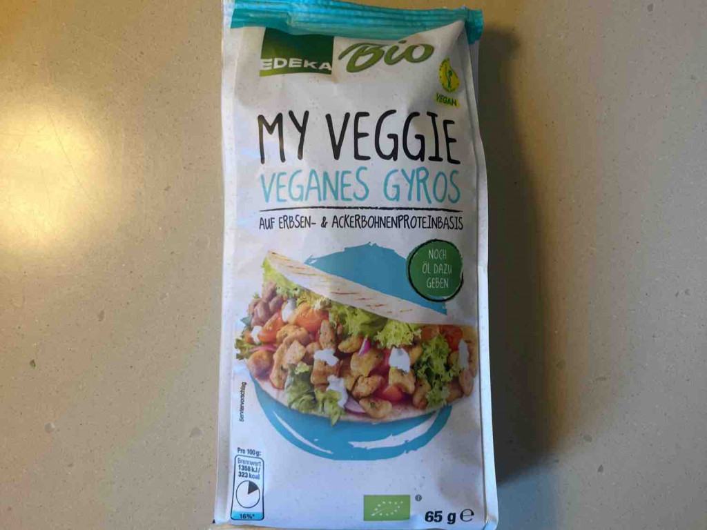 my veggie veganes gyros, auf Erbsen und Acker Bohnenproteinbasis | Hochgeladen von: clarieee