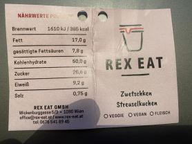 Rex Eat: Zwetschgen Streuselkuchen | Hochgeladen von: chriger