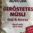 geröstetes Müsli  goji, mit reissirup von heona | Hochgeladen von: heona