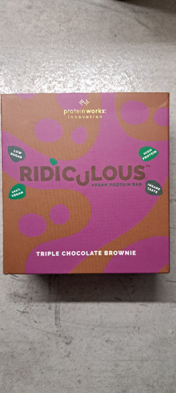 Ridiculous Vegan Protein Bar, triple chocolate brownie von diete | Hochgeladen von: dieterhassler